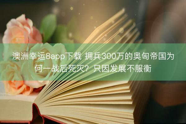 澳洲幸运8app下载 拥兵300万的奥匈帝国为何一战后死灭?只因发展不服衡